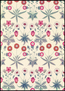 Vintageplakat - William Morris rosa