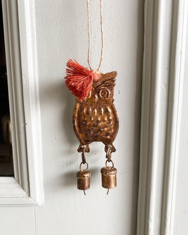 Owl with bells